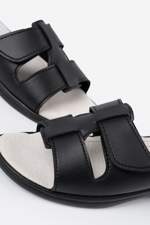 Čības sieviešu Melnas krāsas uz ķīļa