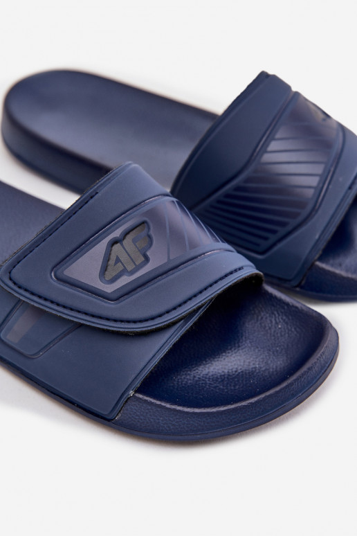 Čības Vīriešiem ar lipīgām aizdarēm 4FMM00FFLIM091-31S tumši zilas krāsas