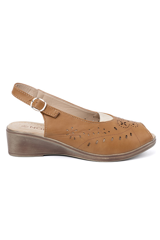 Ažūrs kurpes karmeloIne uz ķīļa