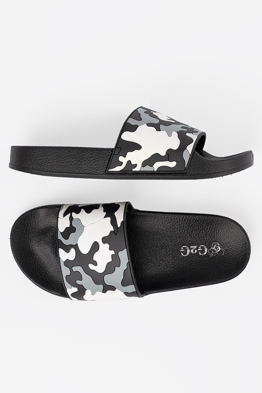 Ērti Melnas krāsas čības uz plakanas zoles