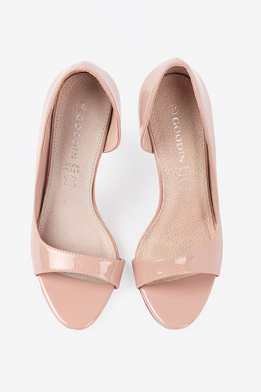 Laque puszābaki open toe