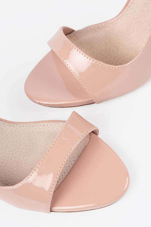 Laque puszābaki open toe