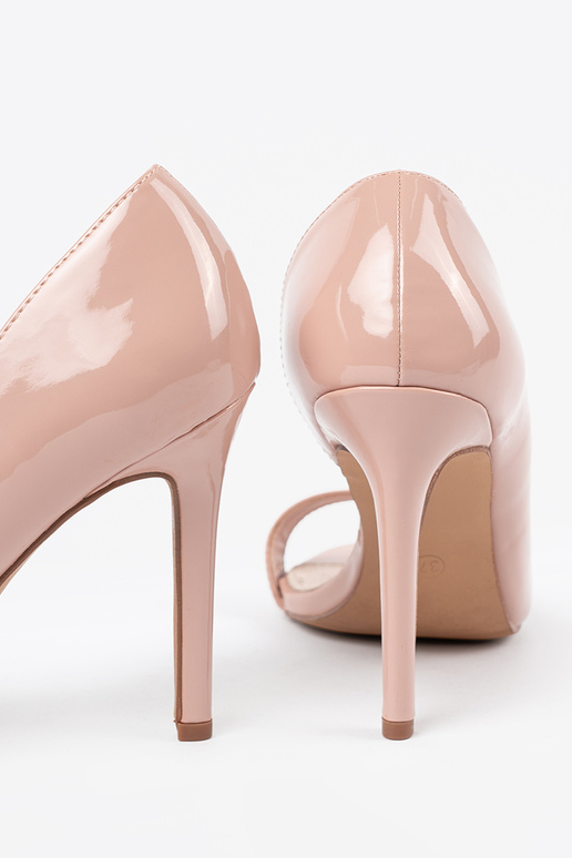 Laque puszābaki open toe