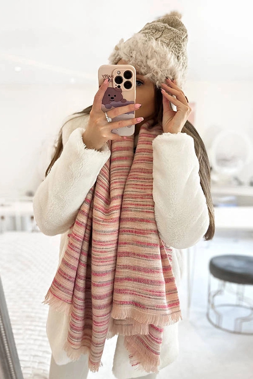 Bežīga cepure ar kažokādu Danna