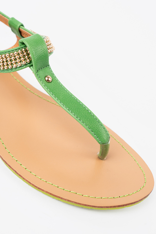 sandales flip-flops ze zeltainim zdobieniem sandales flip-flops ze zeltainim zdobieniem