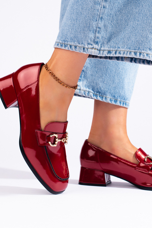 Laque Sieviešu mokasīni sarkans