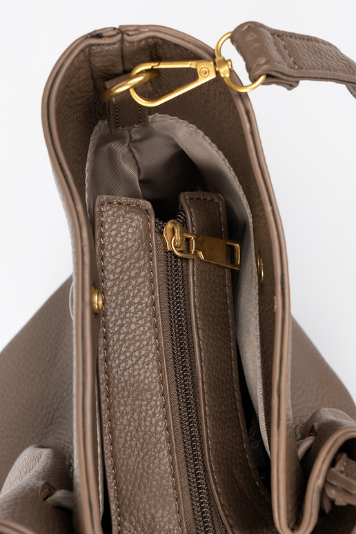 Tā irks shopper taupe ar aizdari