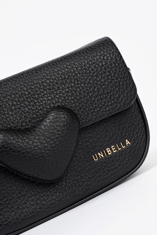 Kobieca Soma melns z dekoracyjnym zapięciem