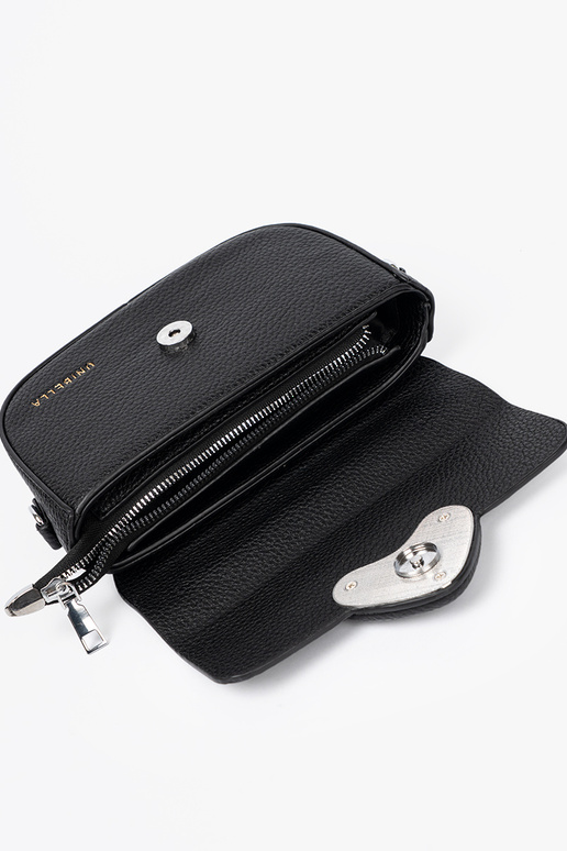 Kobieca Soma melns z dekoracyjnym zapięciem