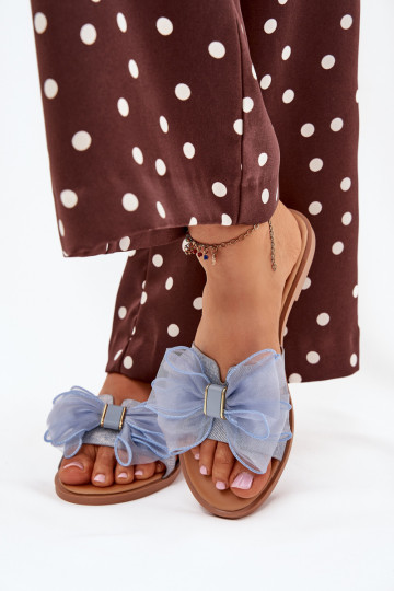 sieviešu čības ar platiem papēžiemTiuloIną Priekšgala Džinsa auduma Tanira 2