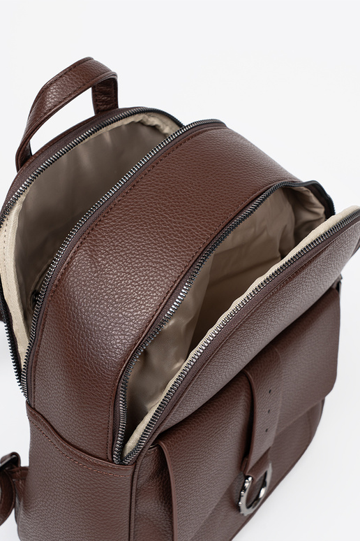 Brūnas krāsas Mugursoma dāmas no eko ādas