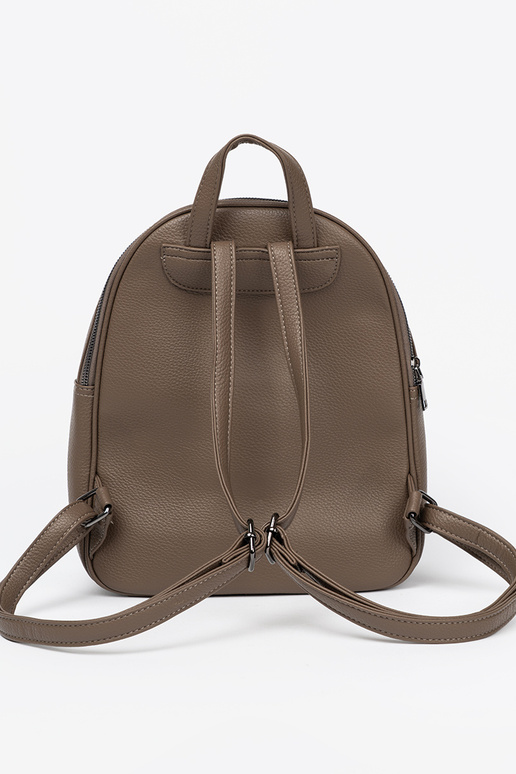 Tumšsbēšs Mugursoma dāmas no eko ādas