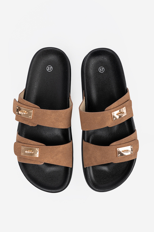 Jansnobrūnas krāsas čības sieviešu ze zeltainimi InstaInkami