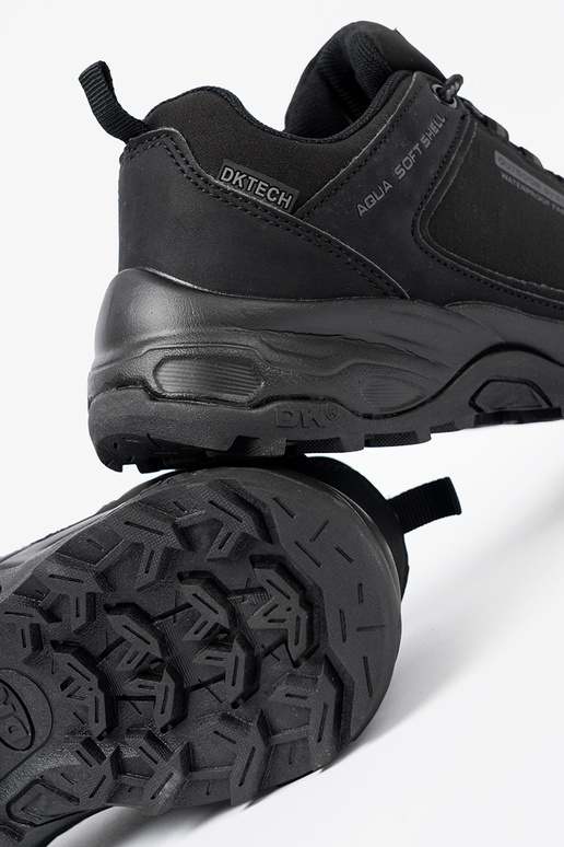 Melni ūdensnecaurlaidīgi trekking zābaki Melni ūdensnecaurlaidīgi trekking zābaki