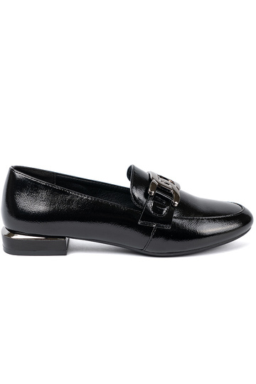 Laque mokasīni ar dekoratīvu sprādzi Sergio Leone 2