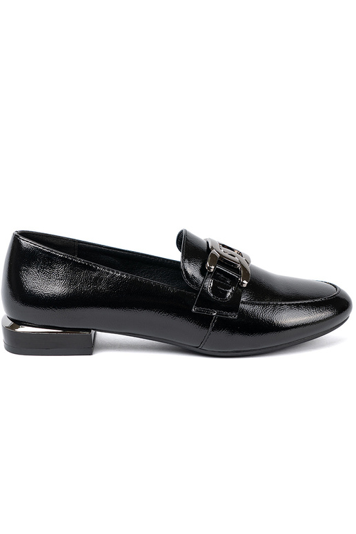 Laque mokasīni ar dekoratīvu sprādzi Sergio Leone