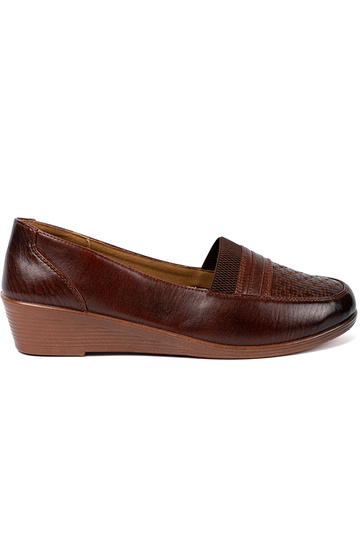 Sieviešu zābaki slip-on z fakturoInanym noskiem 2