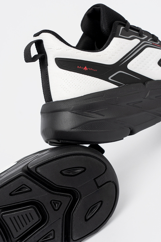 Ērti sieviešu apavi balta krāsa Melnas krāsas z siateczkoIną strukturą McArthur