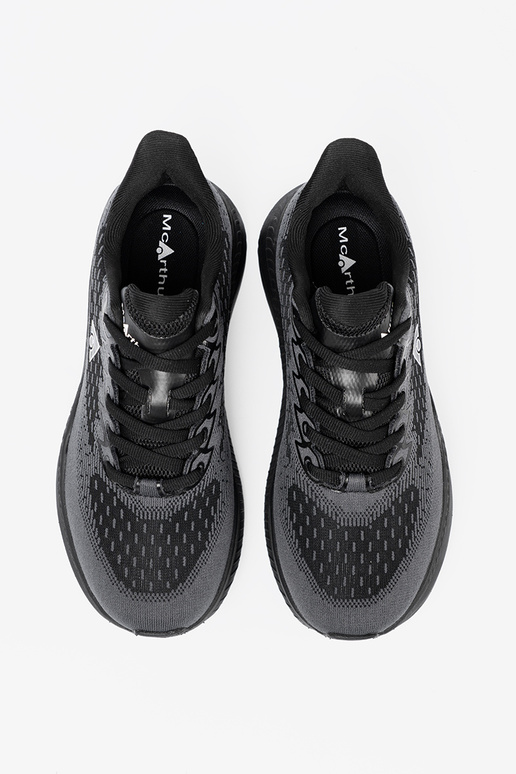 Gaisma Melnas krāsas Sporta apavi z oddychającą choleInką McArthur