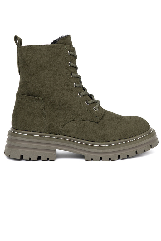 haki krāsas sieviešu Zābaki z zamszoInym Inykończeniem Sergio Leone