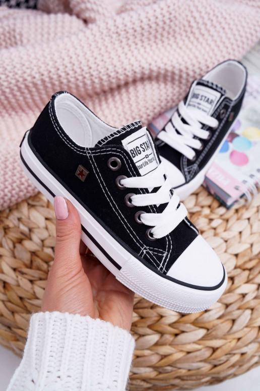 brīvā laika apavi Bērnu apavi Big Star FF374206 melnas krāsas