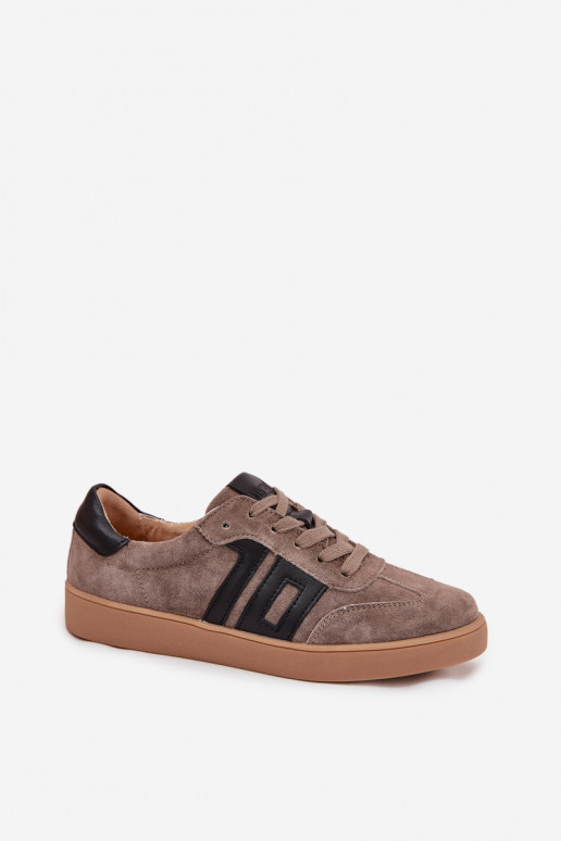 zamšādas Sneakers modeļa apavi Sieviešu Vinceza 79557 smilšu krāsas zamšādas Sneakers modeļa apavi Sieviešu Vinceza 79557 smilšu krāsas