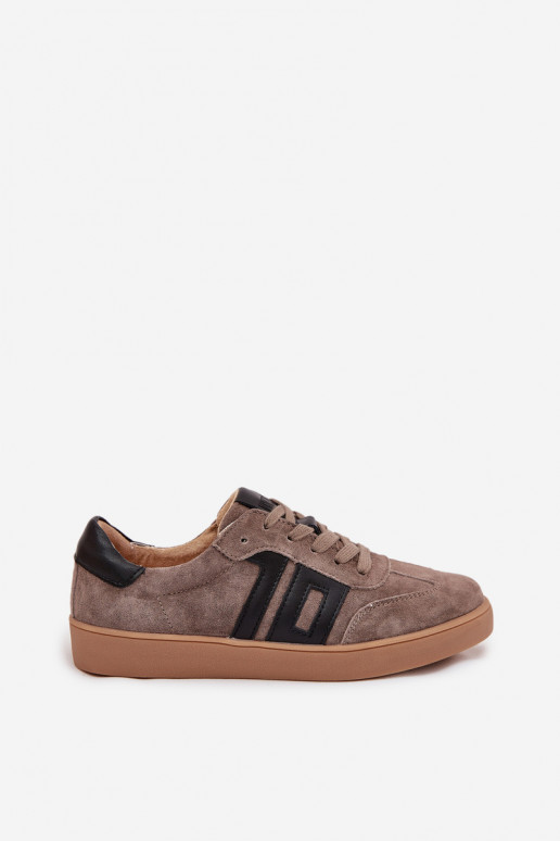 zamšādas Sneakers modeļa apavi Sieviešu Vinceza 79557 smilšu krāsas zamšādas Sneakers modeļa apavi Sieviešu Vinceza 79557 smilšu krāsas