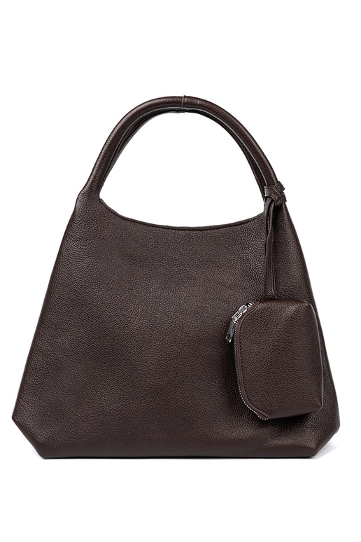 Eleganti Brūns Soma z kosmetyczką In środku