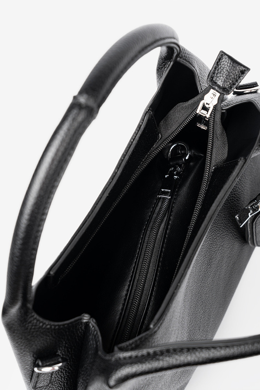 Eleganti melns Soma z kosmetyczką In środku