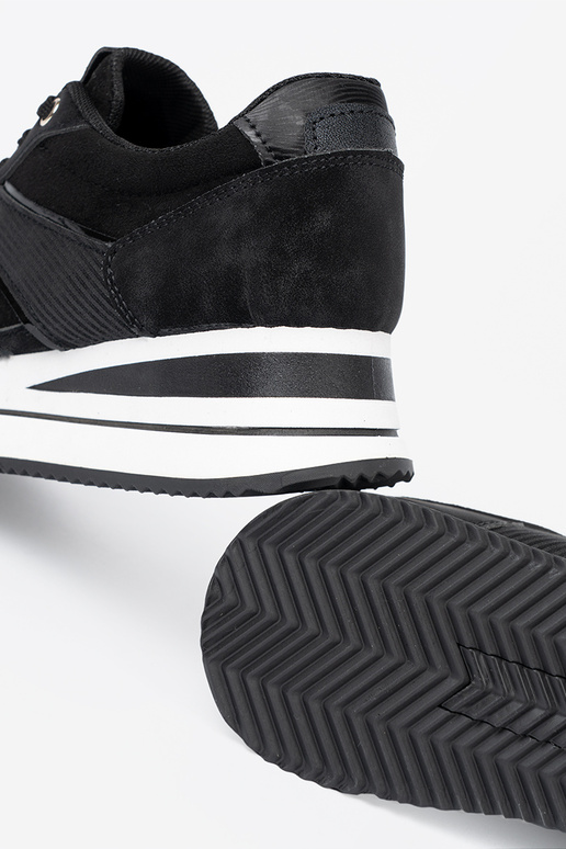 NoInoczesne Melnas krāsas Sporta apavi z połyskującymi InstaInkami