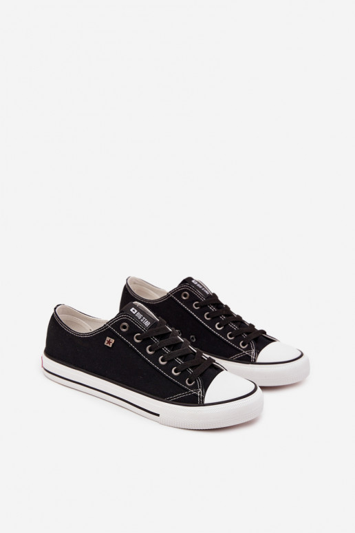 Vīriešu brīvā laika apavi Zems Auduma Big Star DD174504 melnas krāsas