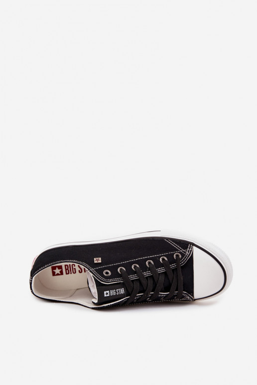 Vīriešu brīvā laika apavi Zems Auduma Big Star DD174504 melnas krāsas