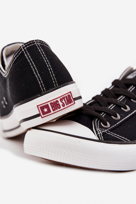 Vīriešu brīvā laika apavi Zems Auduma Big Star DD174504 melnas krāsas