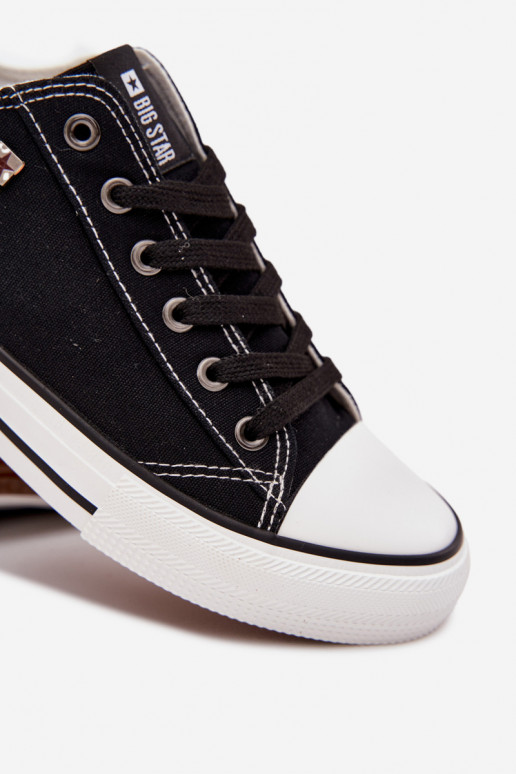 Vīriešu brīvā laika apavi Zems Auduma Big Star DD174504 melnas krāsas