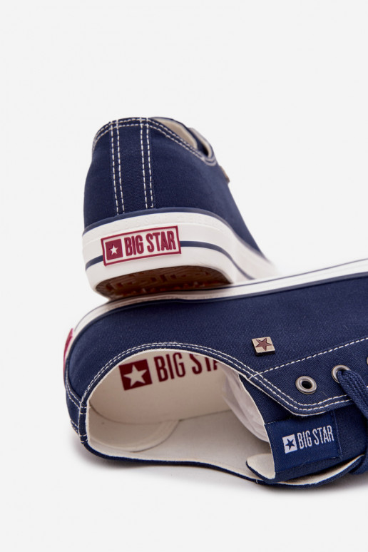 Vīriešu brīvā laika apavi Zems Auduma Big Star DD174503 tumši zilas krāsas