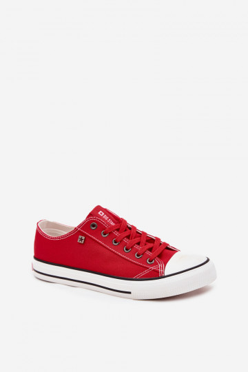 Vīriešu brīvā laika apavi Zems Auduma Big Star DD174502 sarkanas krāsas 2