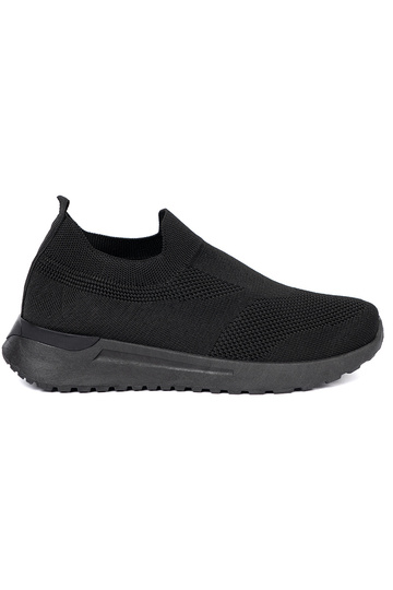 Sporta stila apavi typu slip-on In melna krāsam kolorze 2