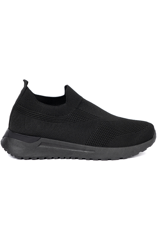 Sporta stila apavi typu slip-on In melna krāsam kolorze