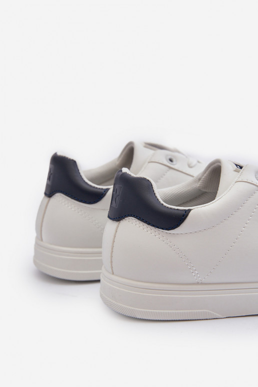 Zems Vīriešu brīvā laika apavi Eko āda Big Star NN174282 baltas krāsas