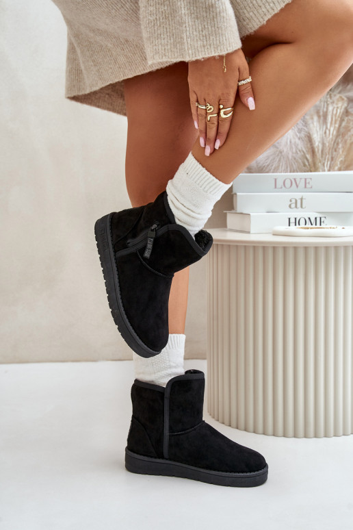 sniega apavi Sieviešu Big Star OO274A163 melnas krāsas