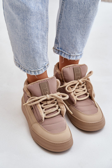 sniega apavi Sieviešu Big Star OO274A532 smilšu krāsas