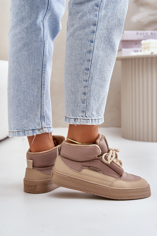 sniega apavi Sieviešu Big Star OO274A532 smilšu krāsas