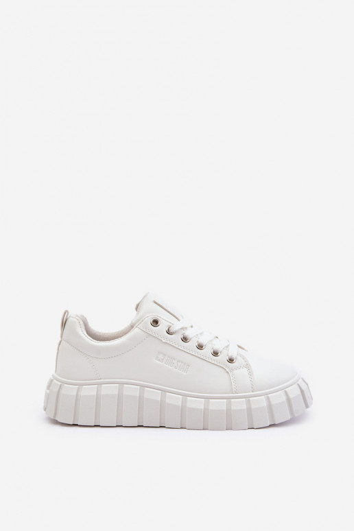 siltināti Sneakers modeļa apavi Sieviešu Big Star MM274616 baltas krāsas siltināti Sneakers modeļa apavi Sieviešu Big Star MM274616 baltas krāsas