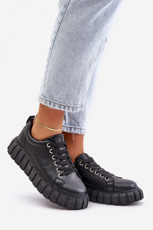 siltināti Sneakers modeļa apavi Sieviešu Big Star MM274617 melnas krāsas siltināti Sneakers modeļa apavi Sieviešu Big Star MM274617 melnas krāsas