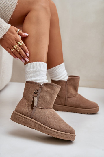 sniega apavi Sieviešu Big Star OO274A165 smilšu krāsas 2