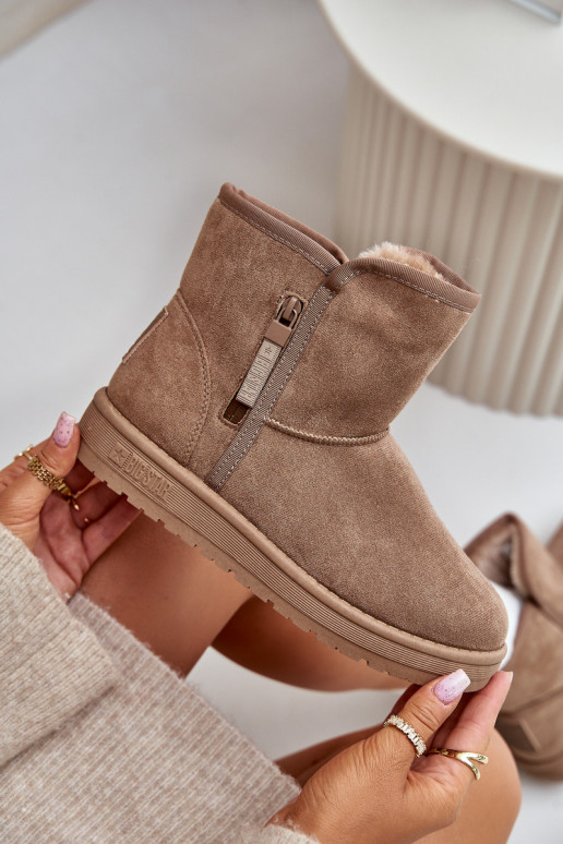 sniega apavi Sieviešu Big Star OO274A165 smilšu krāsas