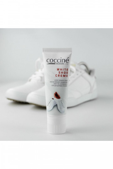 COCCINE WHITE SHOE CREAM barojošs apavu kopšanas krēms 75ML 2