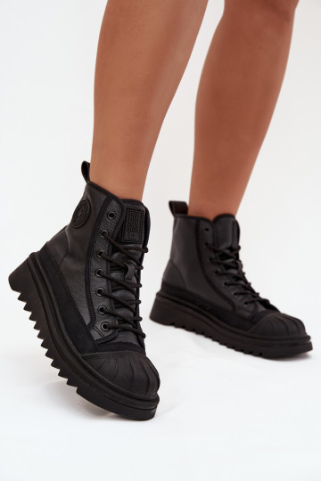 tõmblukuga Sieviešu siltināti Big Star OO274A355 melnas krāsas 2