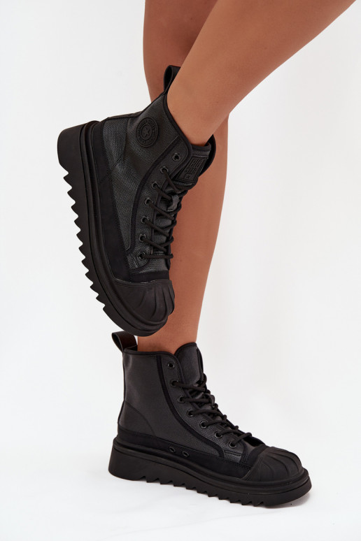 tõmblukuga Sieviešu siltināti Big Star OO274A355 melnas krāsas