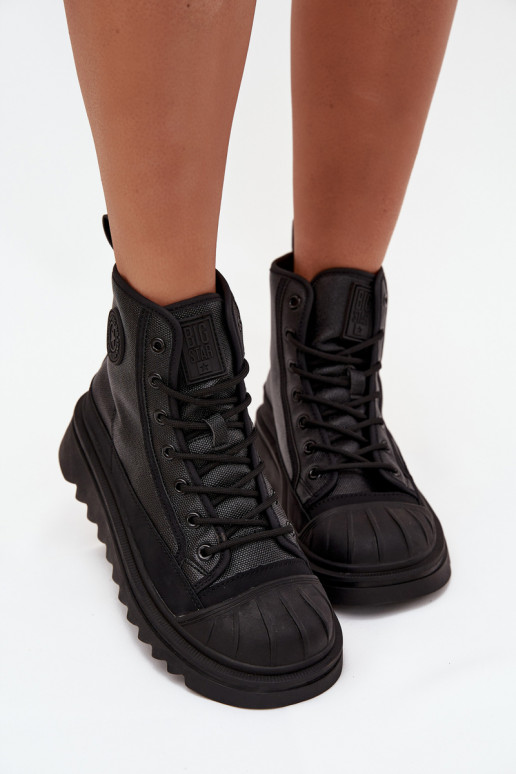 tõmblukuga Sieviešu siltināti Big Star OO274A355 melnas krāsas